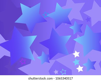 Vector background with stars.