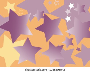 Vector background with stars.