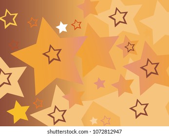 Vector background with stars.