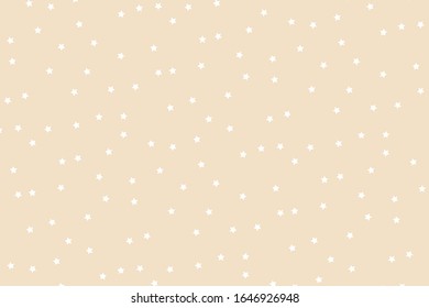 Vector background with stars in a chaotic manner. 