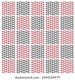 Vector background stars, color black and red flat style