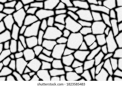 Vector background, stone wall, shades of gray