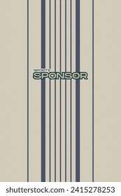 Vector Background Stripes for Sport Jersey Sublimation