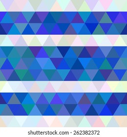 Vector background with stripes of triangles