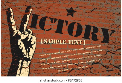 Vector background in style grunge