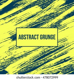 Vector background in style of grunge brush strokes.