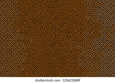 Vector background in the style of the labyrinth in dark colors.