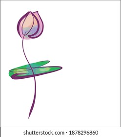 
VECTOR Background with a
stylish  original hand-drawn sketch graphics graphic with beautiful lotos  for religion design logo 

