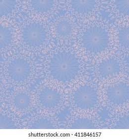 Vector background with stylized flower, Floral abstract decorative illustration, easy.