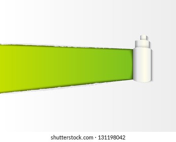 Vector background stylized torn paper