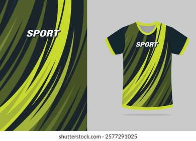 Vector background for sublimation printing jersey fabric in green color Vector EPS 10