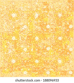 vector background summer flowers