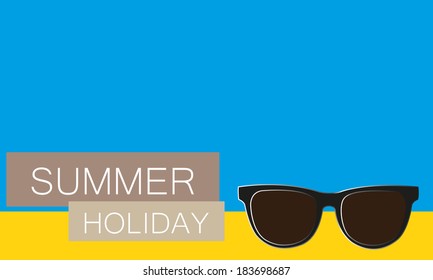 vector background summer holiday