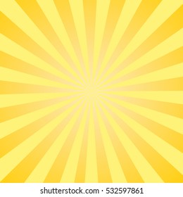 vector background with sun rays