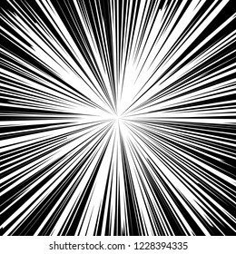 Vector background sun rays with white and black color.