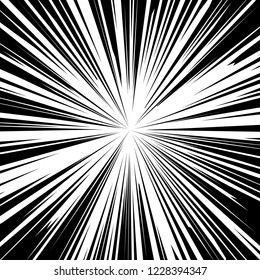 Vector background sun rays with white and black color.