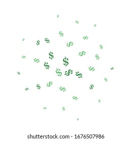 Vektorillustration-Hintergrundsymbol des Dollars. Banksymbole.