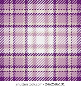 Vector background tartan of seamless texture plaid with a fabric textile check pattern in pastel and white colors.