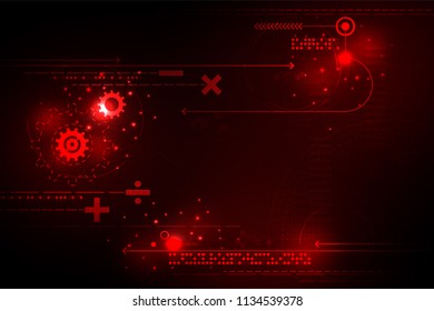 Vector background technology in the concept of digital.