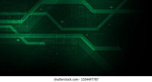Vector background technology in the concept of digital.