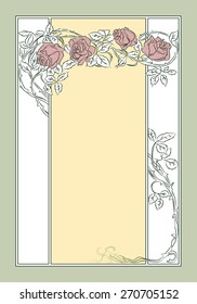 Vector background. Template advertisements, envelope, wedding, invitations or greeting cards 
