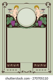 Vector background. Template advertising wine products