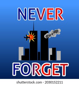 vector background template will we never forget usa