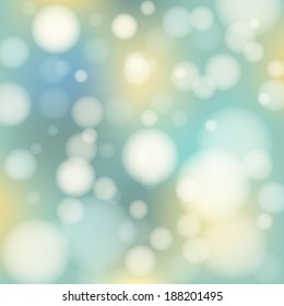 Vector background with tender colorful bokeh