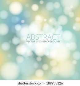 Vector background with tender colorful bokeh