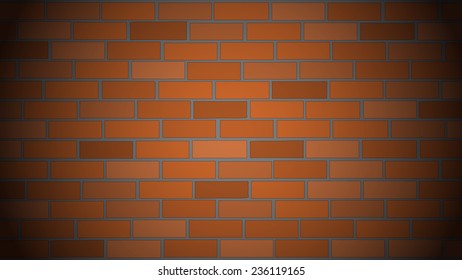 Vector background or texture - brick wall