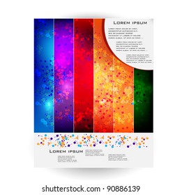 Vector background. texture and color circle  abstract