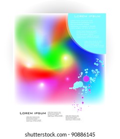 Vector background. texture and color circle  abstract