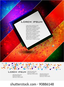 Vector background. texture and color circle  abstract