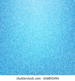 Vector background texture. Denim material, jeans texture, blue color. Square element for design, perfect for fashion decor, wallpaper, label 