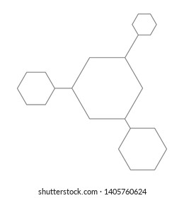 vector background texture hexagon shape