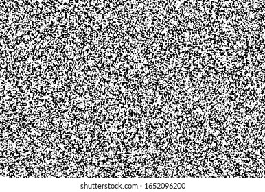 Vector background. Texture of old pattern in black and white colors. It consists of chips of marble, quartz, granite, poured with a cementitious binder