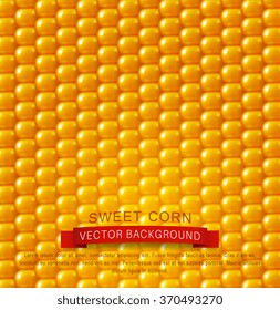 vector background texture, yellow corn. design element