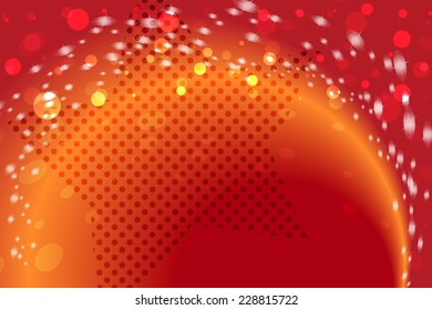 Vector background that has an orange color.