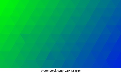 vector background triangle shape pattern lime color green and blue