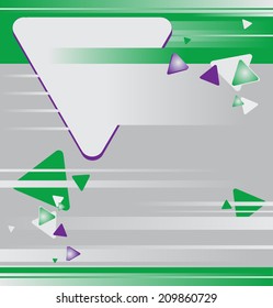 vector background triangles