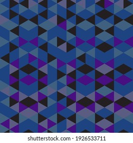 Vector background of triangles in colorful corner pattern. It can be used in cover design, book design, website background. Vector illustration.