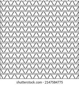 Vector background from triangles, a contour of white on gray