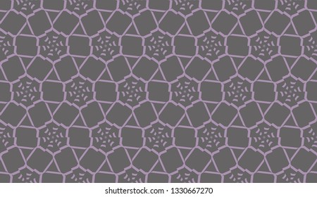 Vector background in triangles style. Abstract design with curved line. For you business, advert, wallpaper. Brown purple color. Seamless.