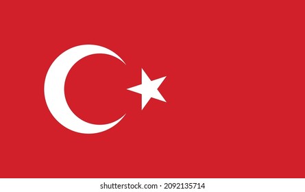 vector background of turkey flag