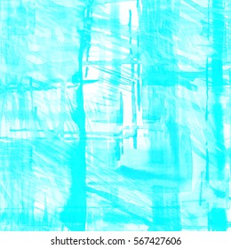 Vector background. Turquoise watercolor splash.