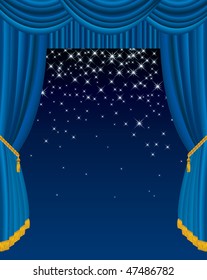 vector background in two layers, fully editable