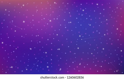 Vector background of the universe or the galaxy.And the light from the stars and the sky is beautiful and colourful as an illustration or serve as a backdrop