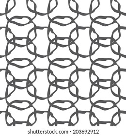 vector background, unusual seamless pattern with black and white elements, geometric design, vector illustration