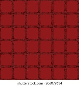 vector background, unusual seamless pattern with  black and red elements, geometric design, vector illustration