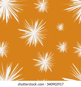 vector background, unusual seamless pattern with yellow elements, geometric design, illustration